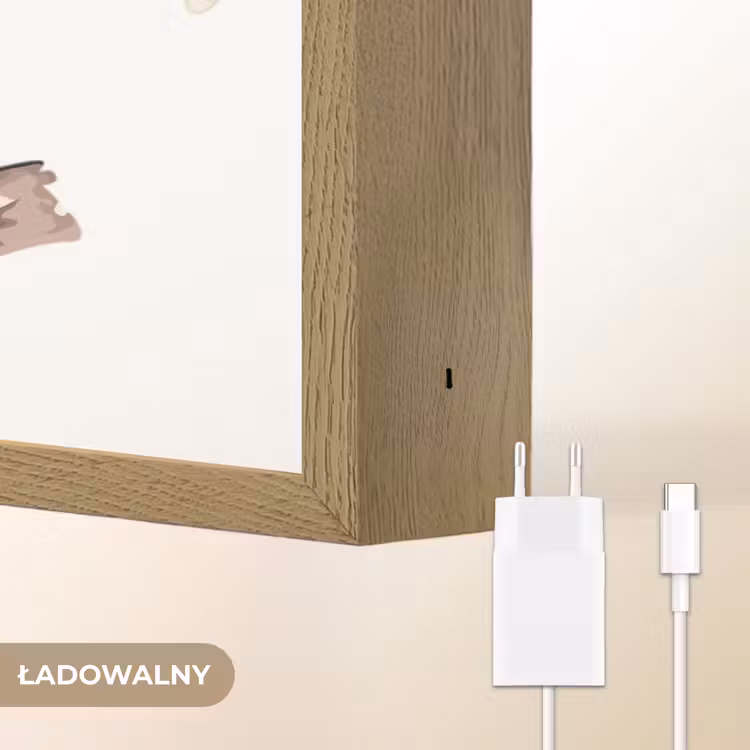 Tijger - Dier - Kinderen - Jungle Light Box met batterij (Wandlamp kind) middel -USP_websiteoplaadbaarNL