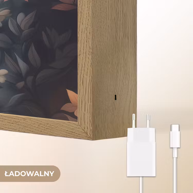 Uil - Bos - Bloemen - Vlinders Light Box met batterij (Wandlamp kind) middel -USP_websiteoplaadbaarNL