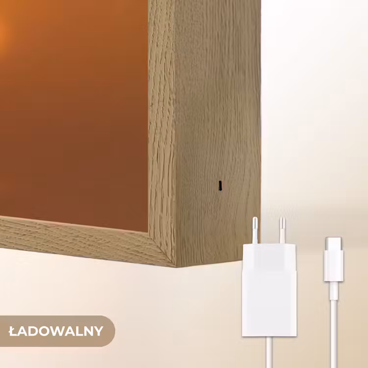 Voetballer - Oranje - Voetbal - Omhaal Light Box met batterij (Wandlamp kind) middel -USP_websiteoplaadbaarNL