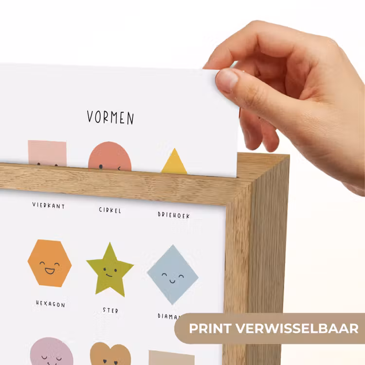 Vormen - Leren voor kinderen - Educatief - Kleuren Light Box met kabel (Wandlamp kind) klein -USP_websiteprintNL
