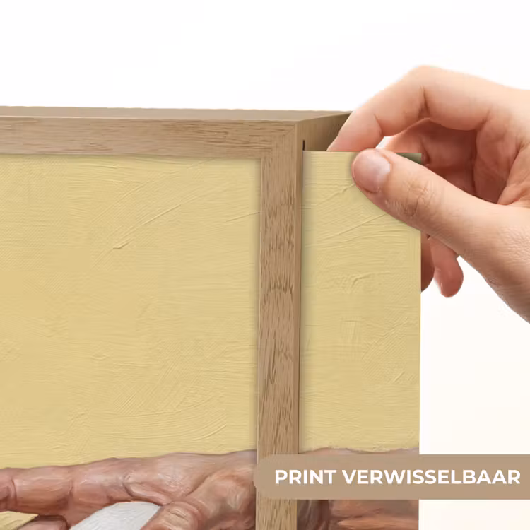 Klassiek - Kunst - Humor Light Box met batterij (Wandlamp) middel -USP_websiteprintNL