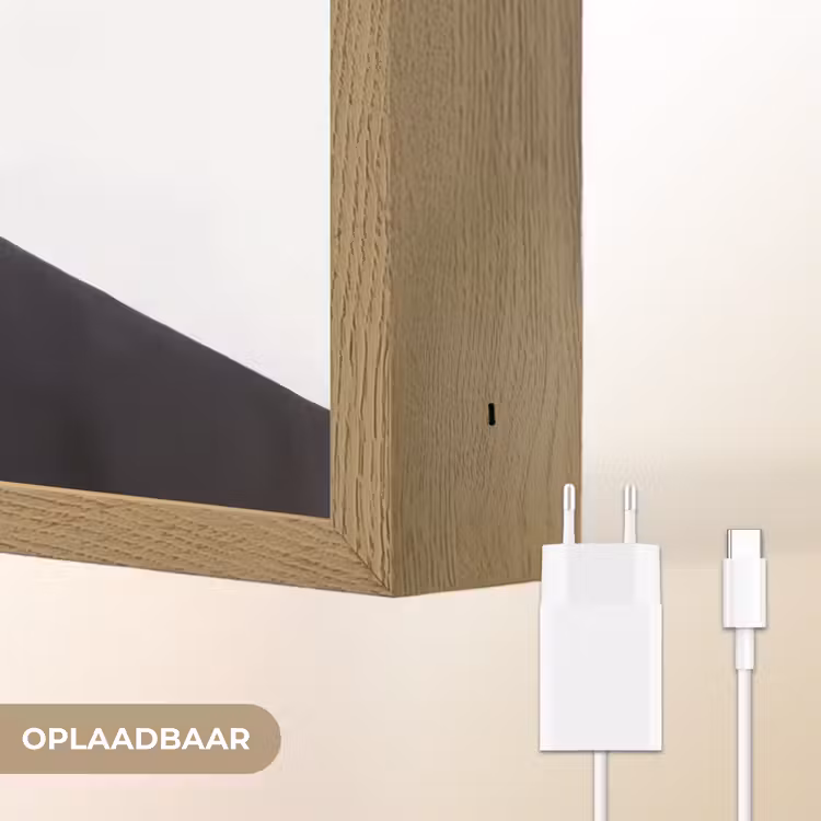 Koffie - Mok - Kan - Therapie Light Box met batterij (Wandlamp) middel -USP_websiteoplaadbaarNL