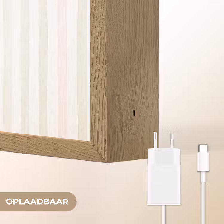 Kokosnoot - Drank - Tropisch - Illustratie - Zomer Light Box met batterij (Wandlamp) middel -USP_websiteoplaadbaarNL