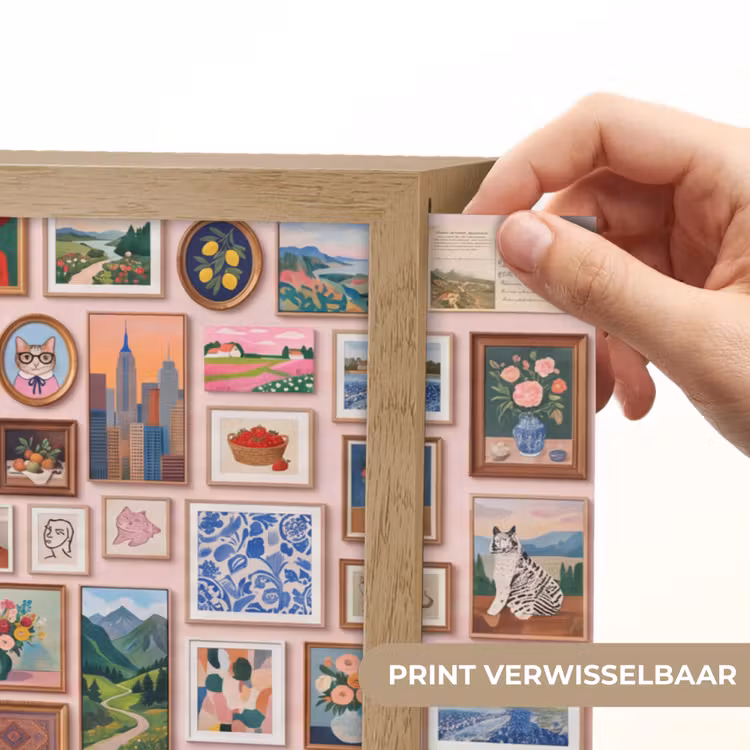 Kunst - Collectie - Decoratie - Modern - Kleurrijk Light Box met batterij (Wandlamp) middel -USP_websiteprintNL