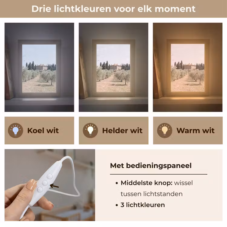Lightbox - Wandlamp - Landhuis - olijfboom - gaard - Landhuis - olijfboom - gaard Light Box met kabel (Wandlamp) klein