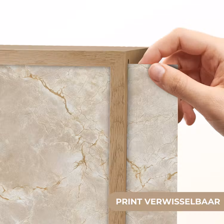 Lichtbeige - Marmer - Aders Light Box met batterij (Wandlamp) middel 907 -USP_websiteprintNL
