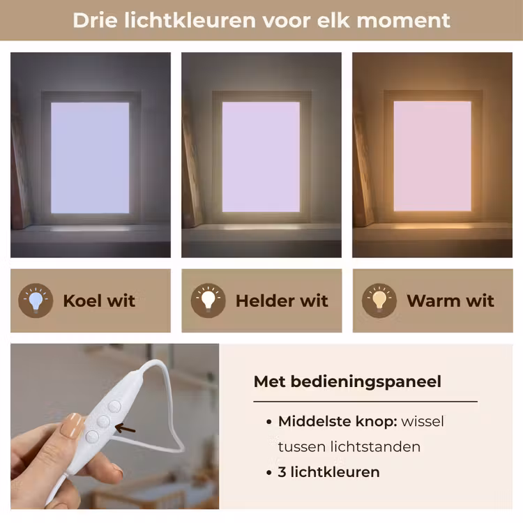 Light - Orchid - Paars Light Box met kabel (Wandlamp) klein 929 -USP_lichtkleurNL