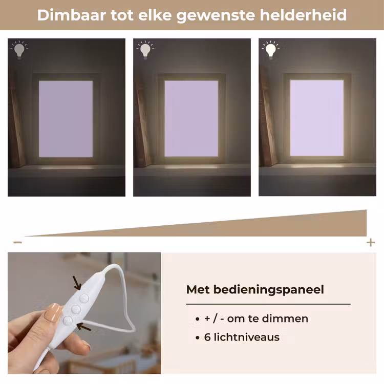Light - Orchid - Paars Light Box met kabel (Wandlamp) klein 929 -USP_dimbaarNL