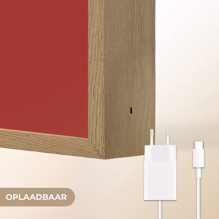 Love - Rood - Blokletters Light Box met batterij (Wandlamp) middel -USP_websiteoplaadbaarNL