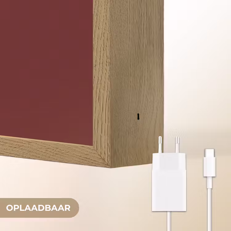 Love your damn self - Kleurrijk - Bordeaux Light Box met batterij (Wandlamp) middel -USP_websiteoplaadbaarNL