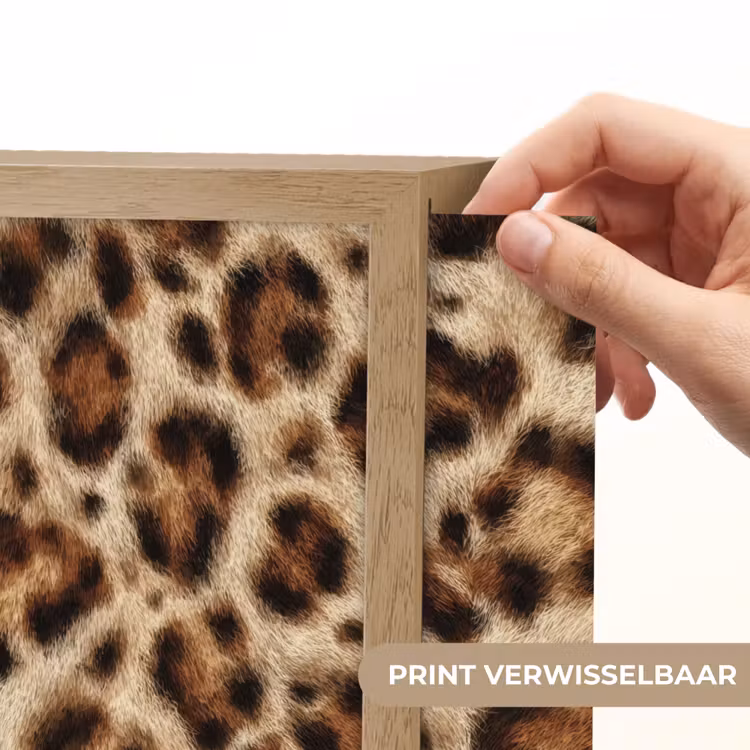Luipaard - Vacht - Bruin Light Box met batterij (Wandlamp) middel 907 -USP_websiteprintNL