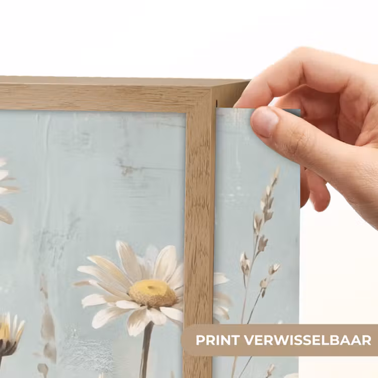 Madelief - Illustratie - Wit Light Box met batterij (Wandlamp) middel -USP_websiteprintNL