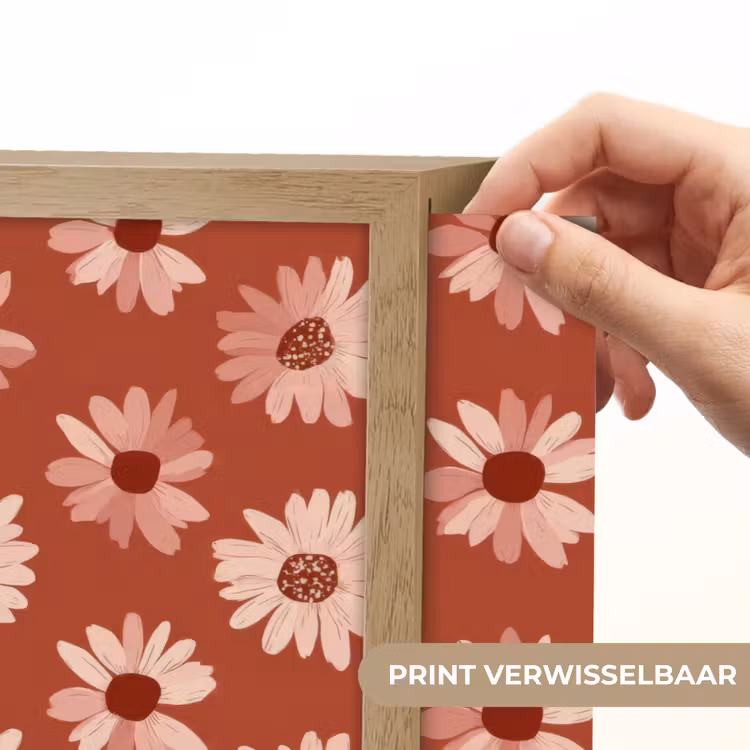 Madelief - Retro - Terracotta Light Box met batterij (Wandlamp) middel 907 -USP_websiteprintNL