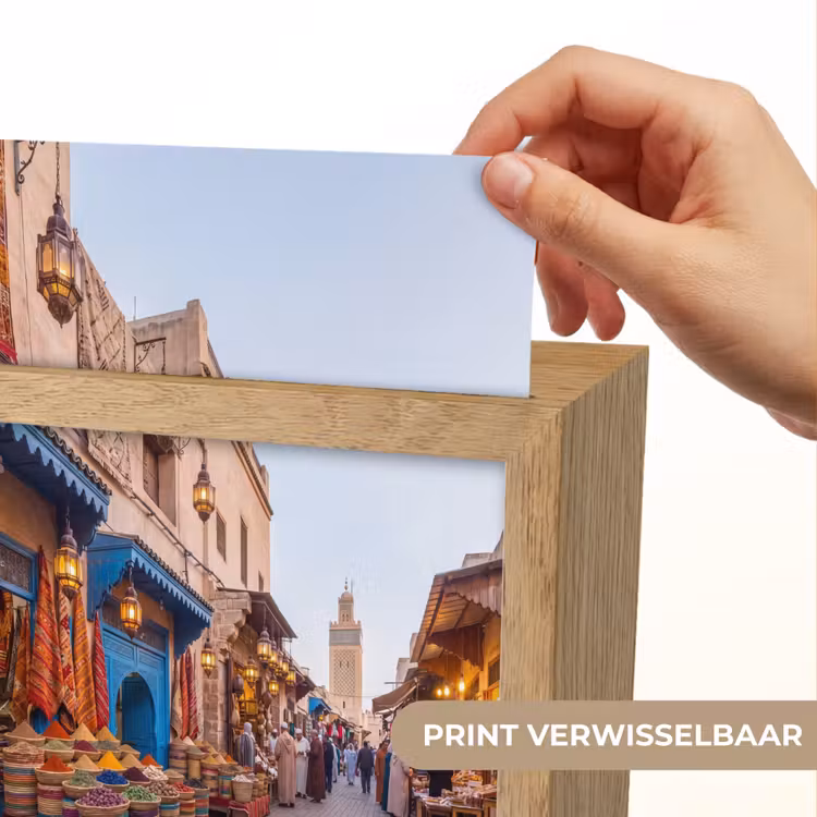 Lightbox - Wandlamp - Markt - Oosters - Kleurrijk - Markt - Oosters - Kleurrijk Light Box met kabel (Wandlamp) klein