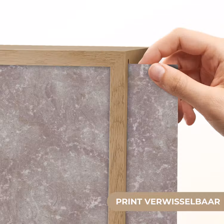 Marmer - Patroon - Mauve Light Box met batterij (Wandlamp) middel 907 -USP_websiteprintNL