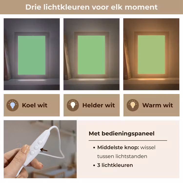 Meadow - Green - Groen Light Box met kabel (Wandlamp) klein 929 -USP_lichtkleurNL