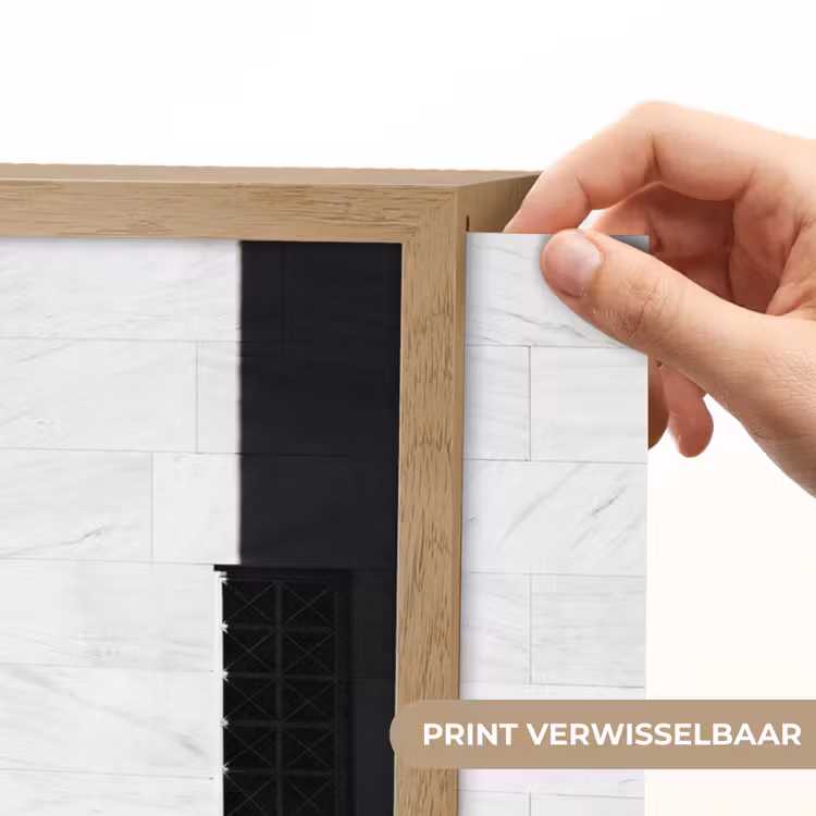 Mensen - Schaduw - Dans - Zwart-wit - Liefde Light Box met batterij (Wandlamp) middel -USP_websiteprintNL