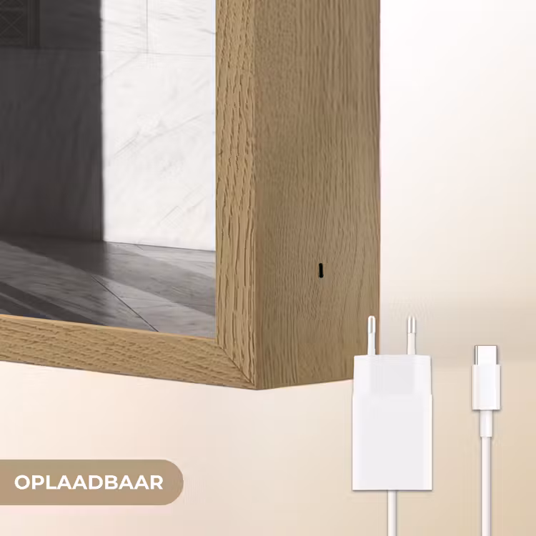 Mensen - Schaduw - Dans - Zwart-wit - Liefde Light Box met batterij (Wandlamp) middel -USP_websiteoplaadbaarNL