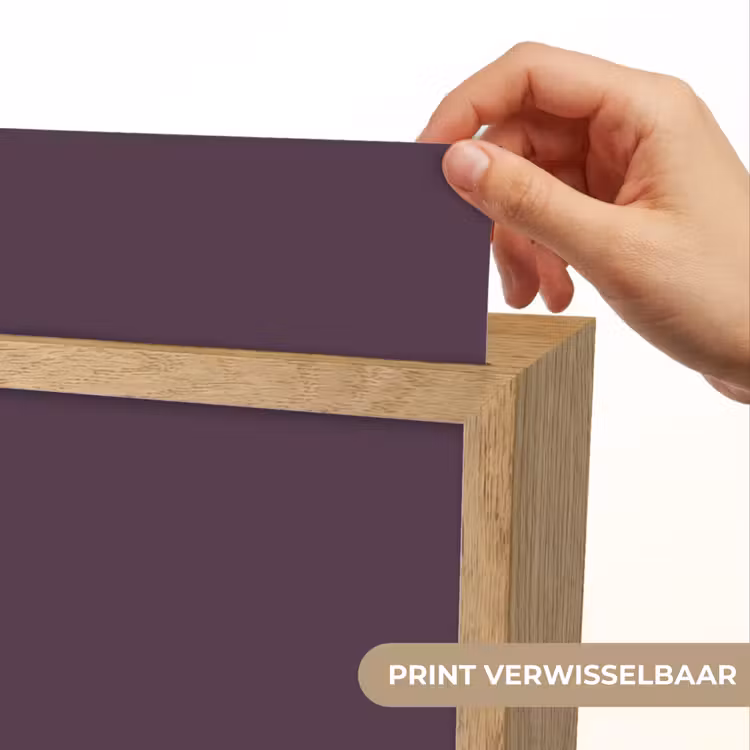 Midnight - Plum - Paars Light Box met kabel (Wandlamp) klein 929 -USP_websiteprintNL