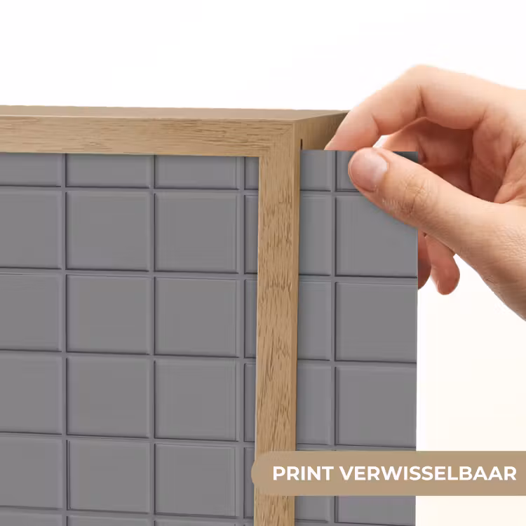 Modern - Patroon - Grijs Light Box met batterij (Wandlamp) middel 907 -USP_websiteprintNL