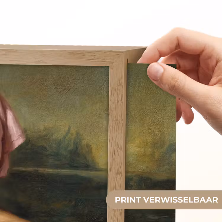 Mona - Klassiek - Roze Light Box met batterij (Wandlamp) middel -USP_websiteprintNL