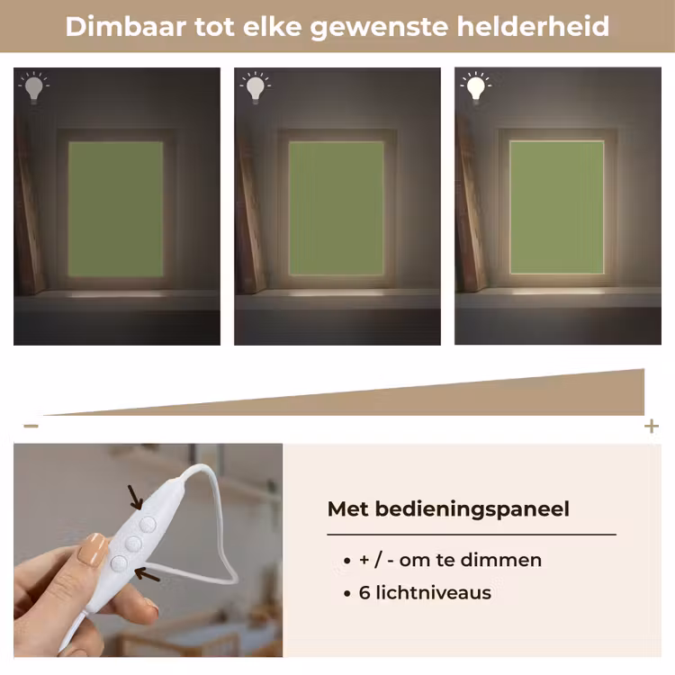 Moss - Green - Groen Light Box met kabel (Wandlamp) klein 929 -USP_dimbaarNL