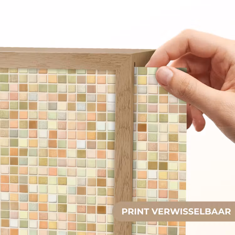 Mozaïek - Patroon - Terracotta Light Box met batterij (Wandlamp) middel 907 -USP_websiteprintNL