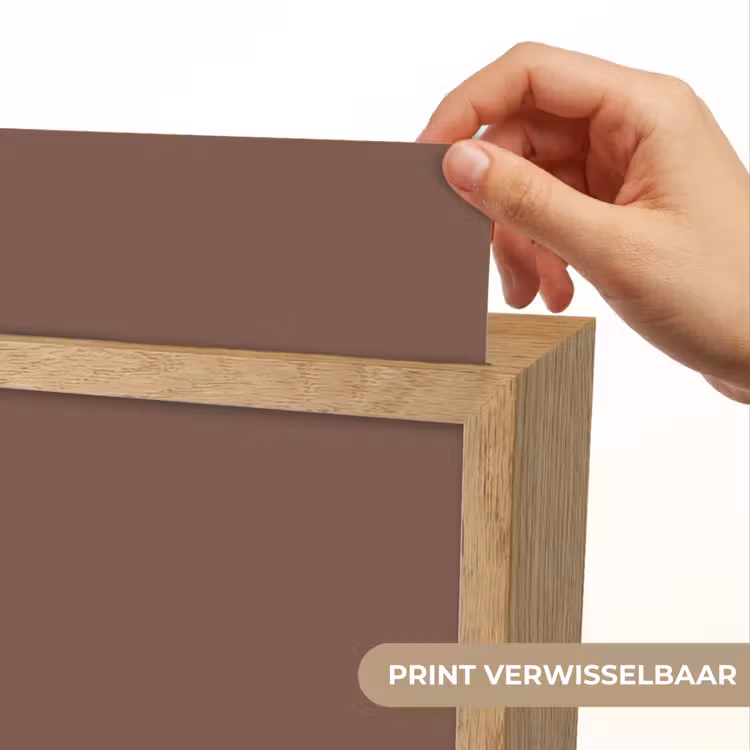 Muted - Chestnut - Bruin Light Box met kabel (Wandlamp) klein 929 -USP_websiteprintNL
