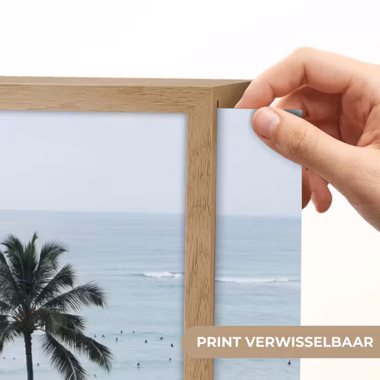 Oceaan - Palmbomen - Surfers Light Box met batterij (Wandlamp) middel -USP_websiteprintNL