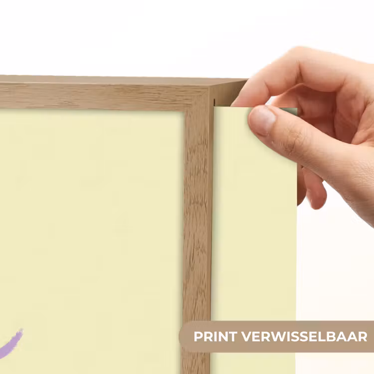 Oh darling - Geel - Hart Light Box met batterij (Wandlamp) middel -USP_websiteprintNL