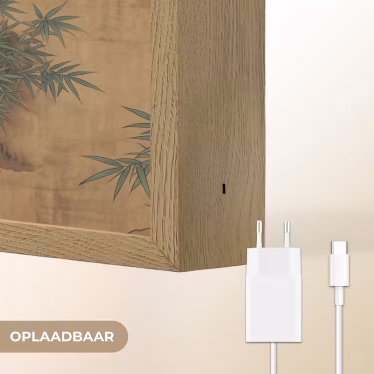 Oosters - Elegant - Kleurrijk Light Box met batterij (Wandlamp) middel -USP_websiteoplaadbaarNL