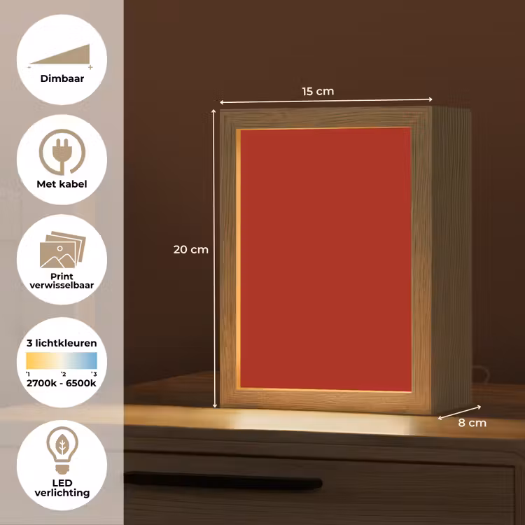 Oxblood - Maroon - Rood Light Box met kabel (Wandlamp) klein 929 -USP_websiteoverzichtNL
