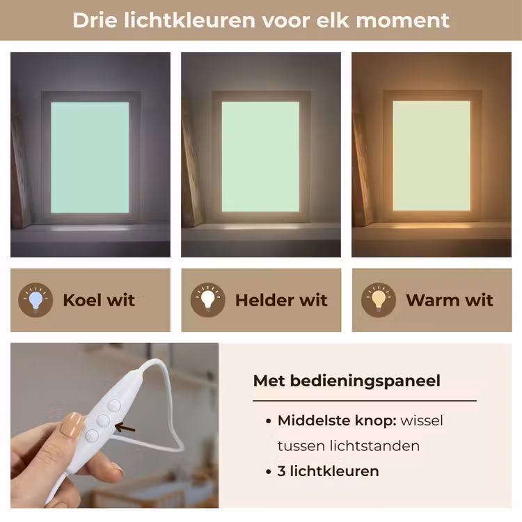 Pale - Mint - Groen Light Box met kabel (Wandlamp) klein 929 -USP_lichtkleurNL