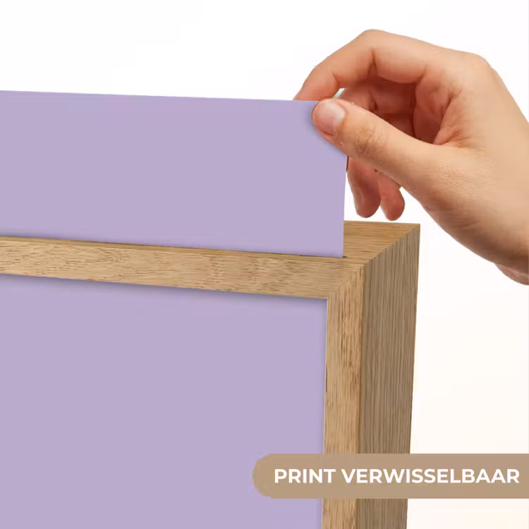 Pastel - Lilac - Paars Light Box met kabel (Wandlamp) klein 929 -USP_websiteprintNL