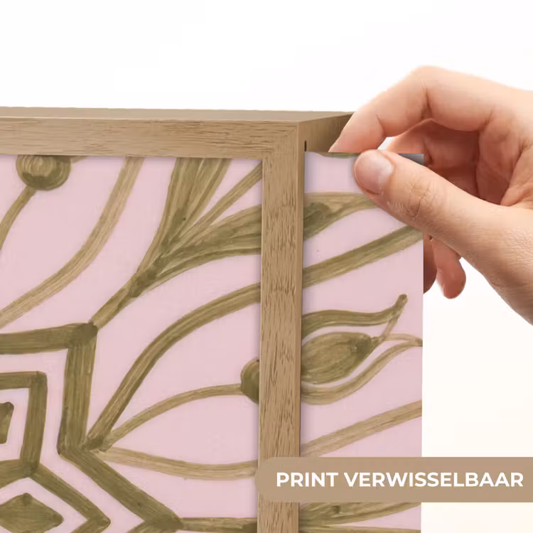 Patroon - Mandala - Decoratie - Abstract - Groen Light Box met batterij (Wandlamp) middel -USP_websiteprintNL