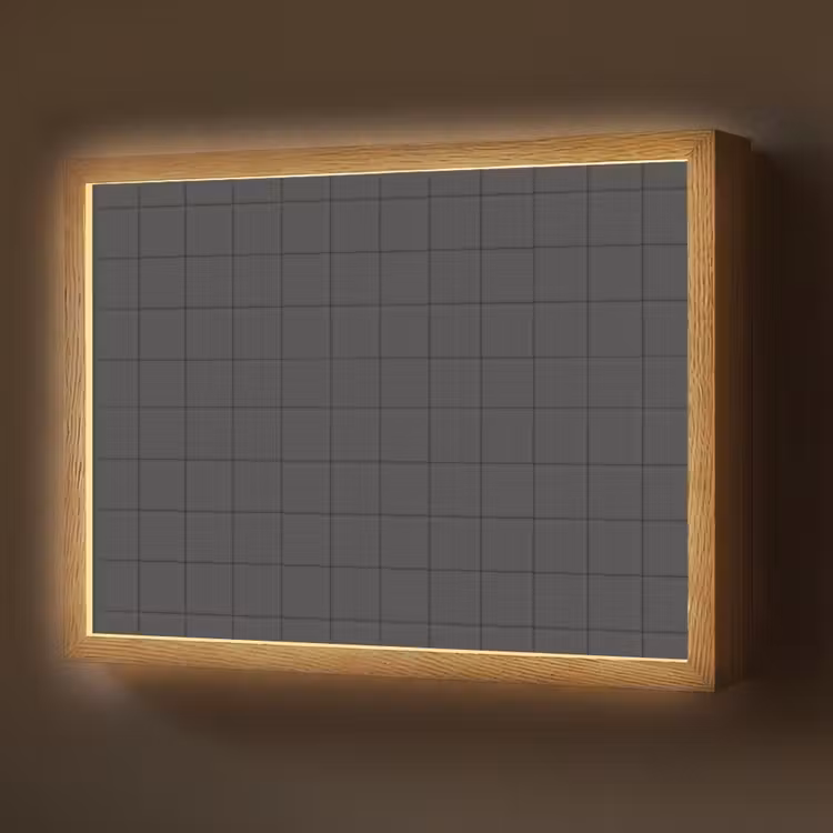 Patroon - Tegel - Antraciet Light Box met batterij (Wandlamp) middel 907 -z3d_website