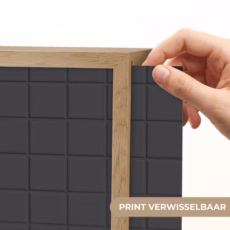 Patroon - Tegel - Antraciet Light Box met batterij (Wandlamp) middel 907 -USP_websiteprintNL
