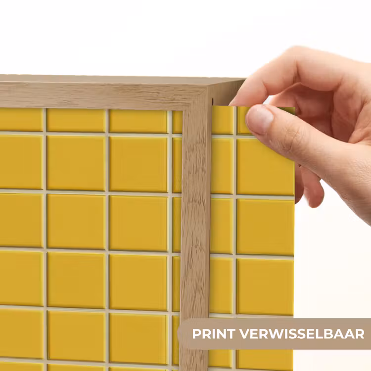 Patroon - Tegel - Okergeel Light Box met batterij (Wandlamp) middel 907 -USP_websiteprintNL