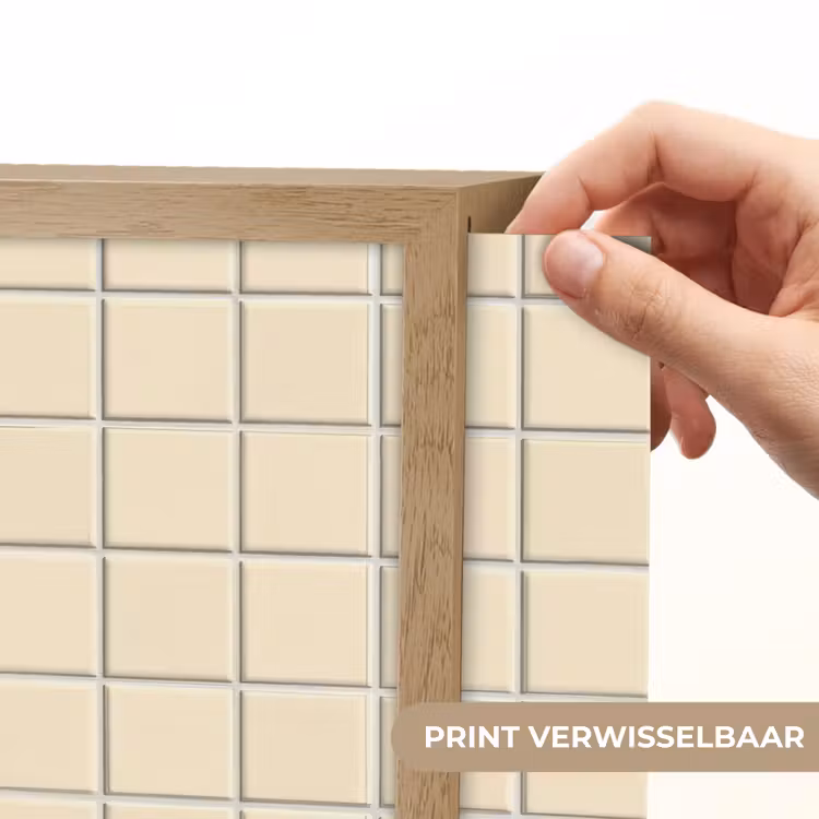 Patroon - Tegels - Gebroken - Wit Light Box met batterij (Wandlamp) middel 907 -USP_websiteprintNL