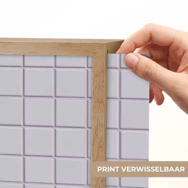 Patroon - Tegels - Licht - Grijs Light Box met batterij (Wandlamp) middel 907 -USP_websiteprintNL