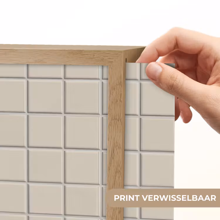 Patroon - Tegels - Taupe Light Box met batterij (Wandlamp) middel 907 -USP_websiteprintNL