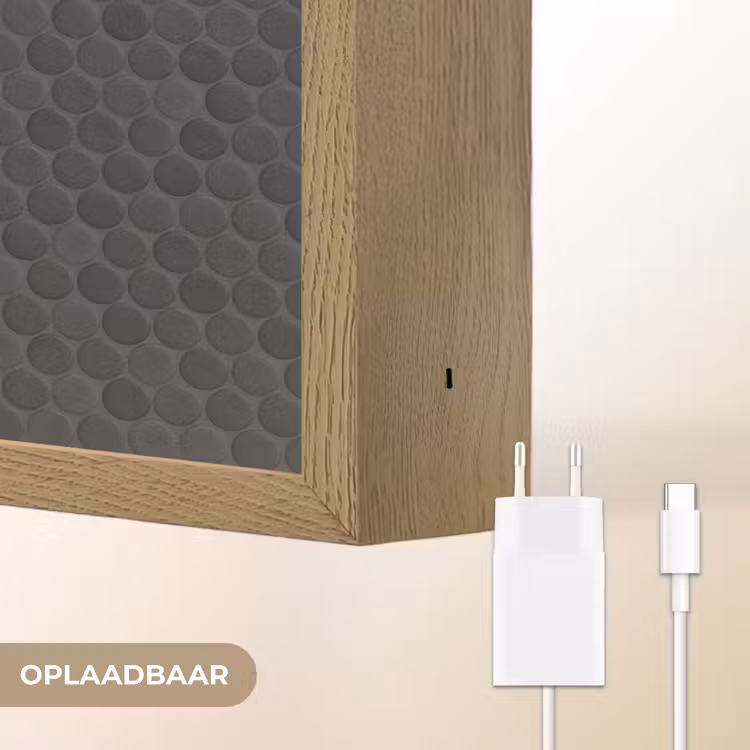 Penny - Mozaïek - Donkergrijs Light Box met batterij (Wandlamp) middel 907 -USP_websiteoplaadbaarNL