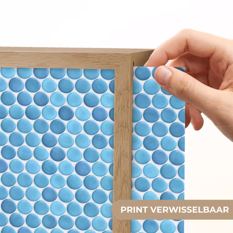 Penny - Mozaïek - Lichtblauw Light Box met batterij (Wandlamp) middel 907 -USP_websiteprintNL