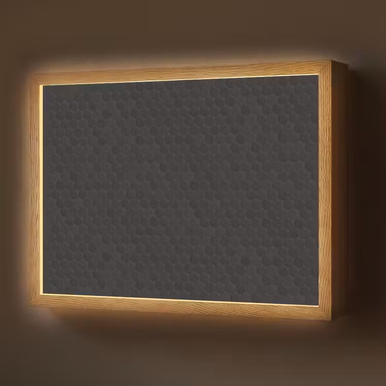 Penny - Tegel - Mat - Zwart Light Box met batterij (Wandlamp) middel 907 -z3d_website