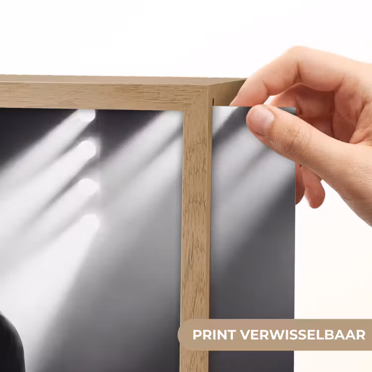 Persoon - Piano - Muziek - Zwart-wit - Podium Light Box met batterij (Wandlamp) middel -USP_websiteprintNL