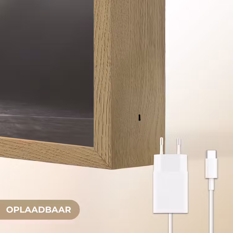 Persoon - Piano - Muziek - Zwart-wit - Podium Light Box met batterij (Wandlamp) middel -USP_websiteoplaadbaarNL