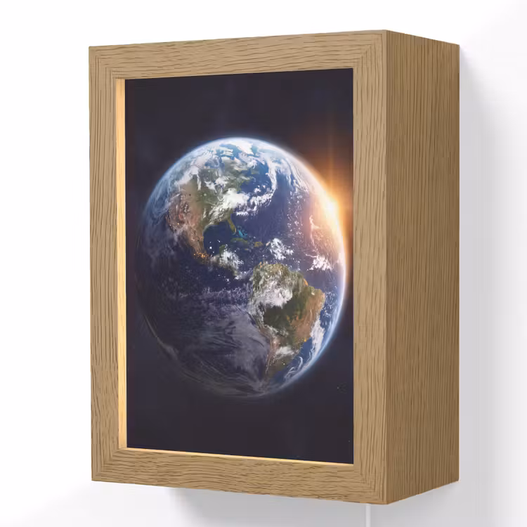 Lightbox - Wandlamp - Planeet - Ruimte - Kosmos - Planeet - Ruimte - Kosmos Light Box met kabel (Wandlamp) klein