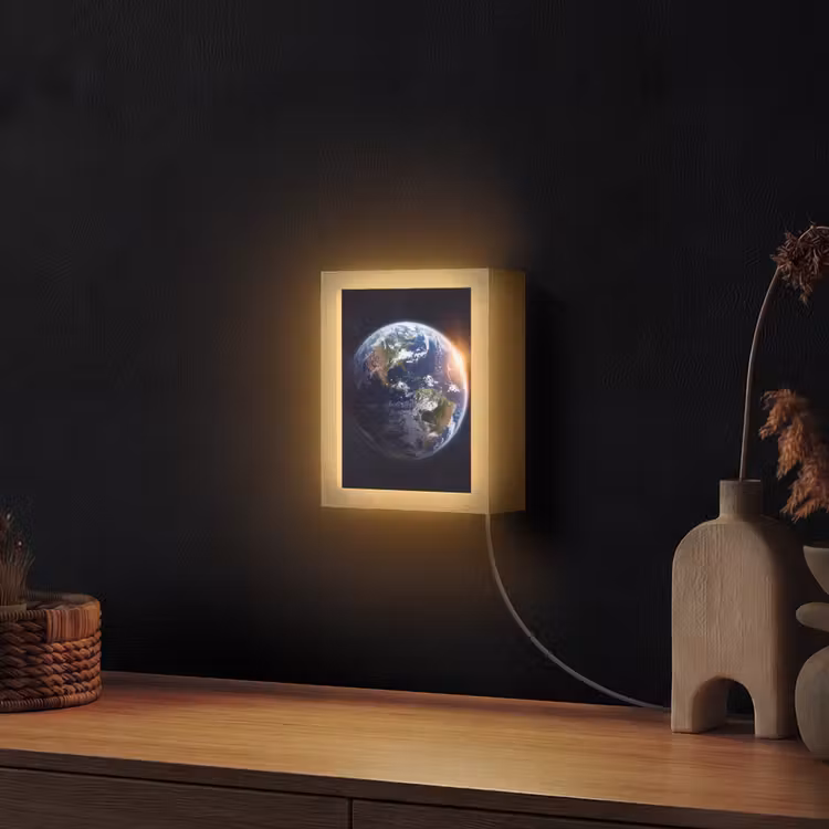 Lightbox - Wandlamp - Planeet - Ruimte - Kosmos - Planeet - Ruimte - Kosmos Light Box met kabel (Wandlamp) klein