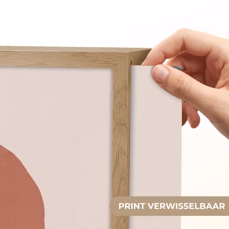 Plant - Tak - Abstract - Modern - Wit Light Box met batterij (Wandlamp) middel -USP_websiteprintNL