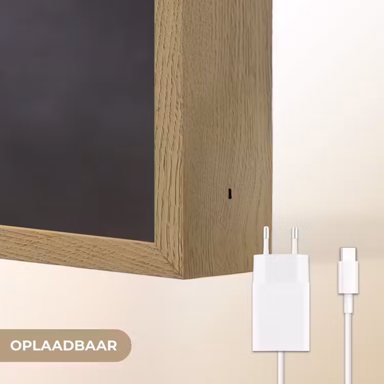Portret - Paard - Donker Light Box met batterij (Wandlamp) middel -USP_websiteoplaadbaarNL